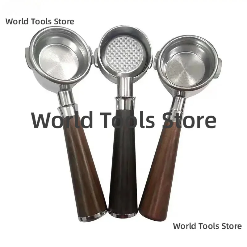 58mm Bottomless Portafilter Naked Filter Handle Fits E61, Flair, ECM, Rocket, Synesso, Rancilio Silvia 304 Stainless Steel