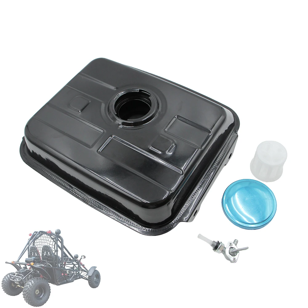 

Metal Gas Tank Fuel Tank Petrol Tank With Cap For 125cc 150cc 200cc 250cc Taotao Go kart ATV Quad 4 Wheeler ATV UTV Buggy