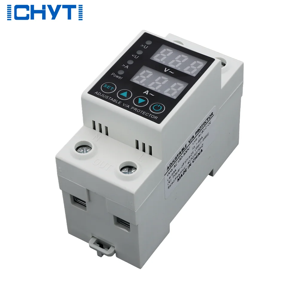 10 قطعة للاستخدام المنزلي شاشة مزدوجة أوتوماتيكية 2 قطب 220 فولت حامي الجهد الزائد والتحت #2