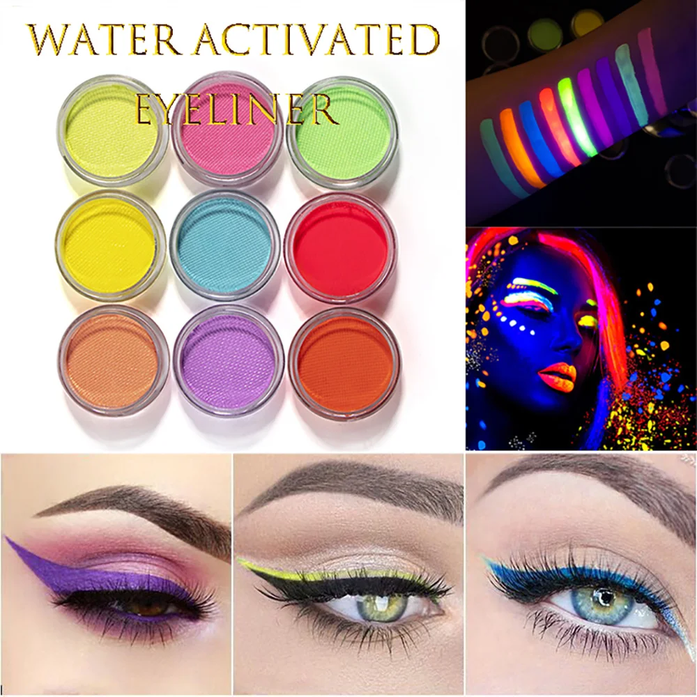 Matte Fluorescent Budgeproof Water Activated Smudgeproof Pastels Eyeliner Eyeliner Cosmetic Makeup