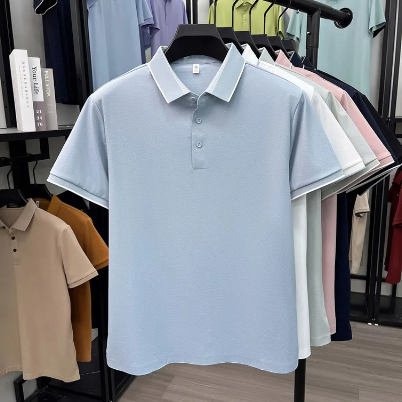 T Shirt For Man Summer New Short Sleeve Tshirt Jinan Seamless Technology Comfortable Fashion Mens Top