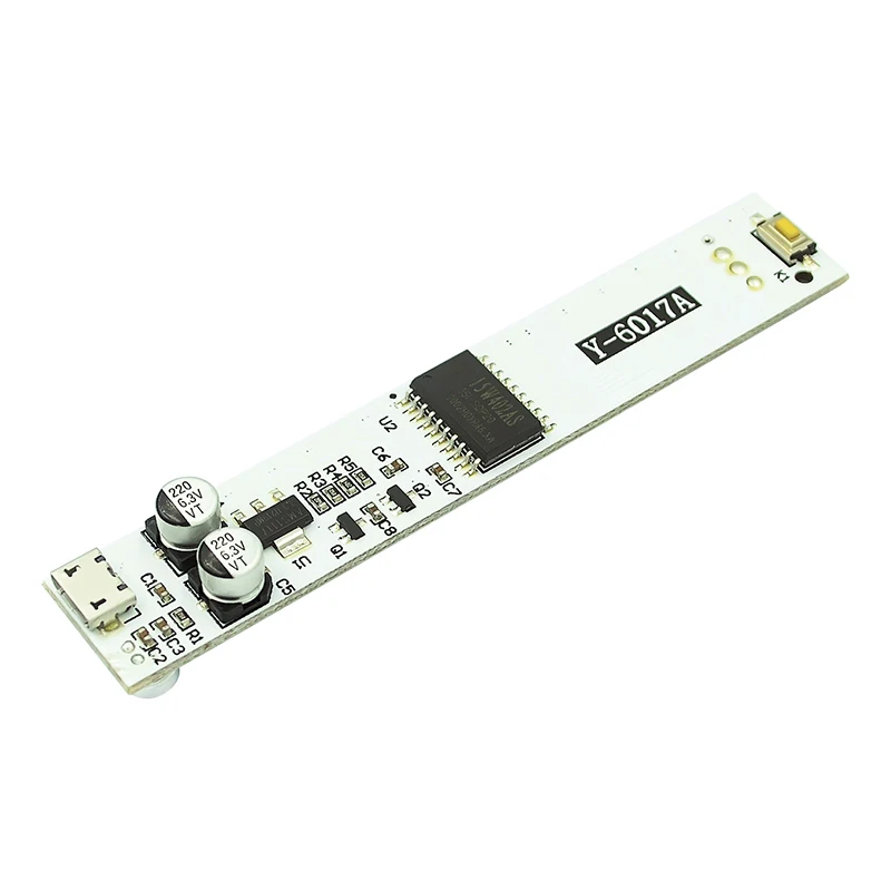 No: 2*17 LED USB Mini Controle de Voz Áudio USB Música Espectro Luz Flash Indicador de Nível de Volume LED para Amplificador MP3