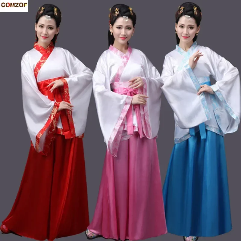 Hot sale women hanfu traditional asian dress cosplay costume Chinese Tang performance clothing improve han fu modern hanbok