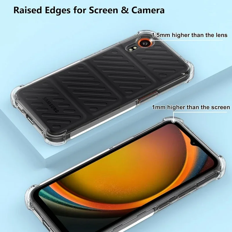 Shockproof Airbag TPU Case for Samsung Galaxy Xcover 7 Xcover 6 Pro 5 Protective Cover Capa Fundas Coque