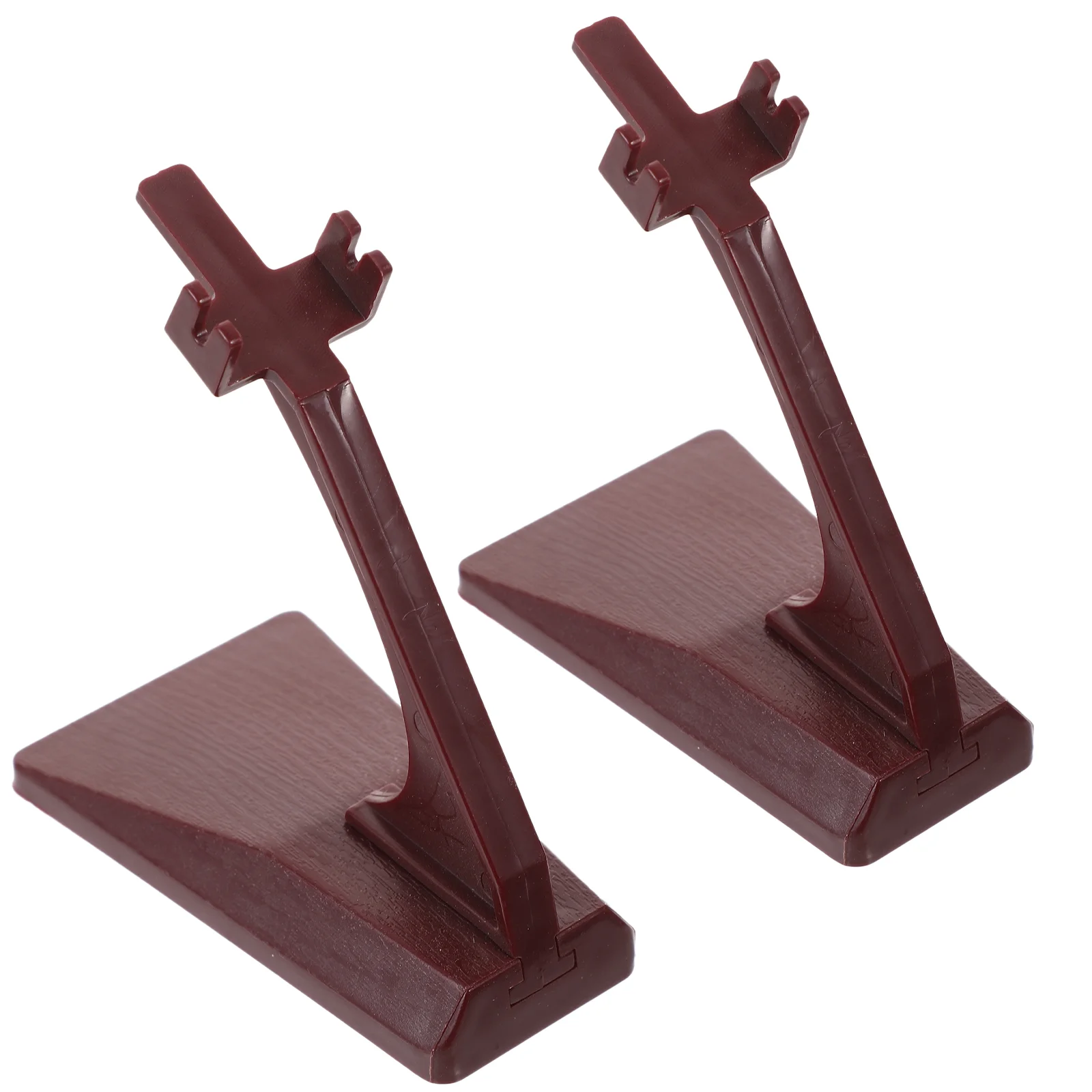 2 Pcs Bracket Plane Model Stand Aircraft Models Toy Display Suite Convenient Holder Shelf Plastic Airplane Lightweight