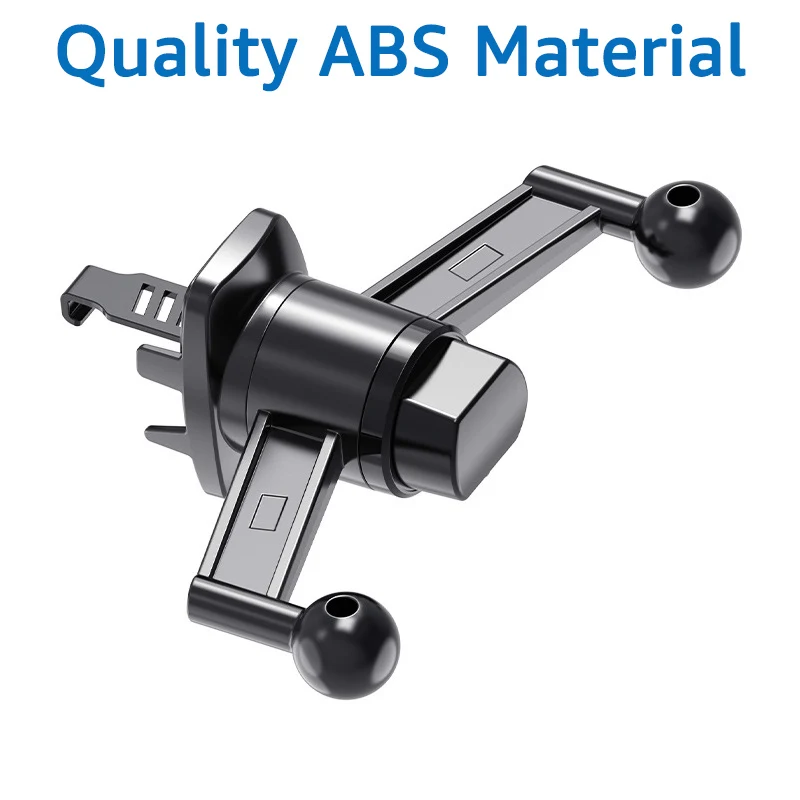 17mm Dual Ball Head Base for Car Mobile Phone Stand Air Outlets Clip Mount Universal Car Air Vent Cellphone Bracket Accessories