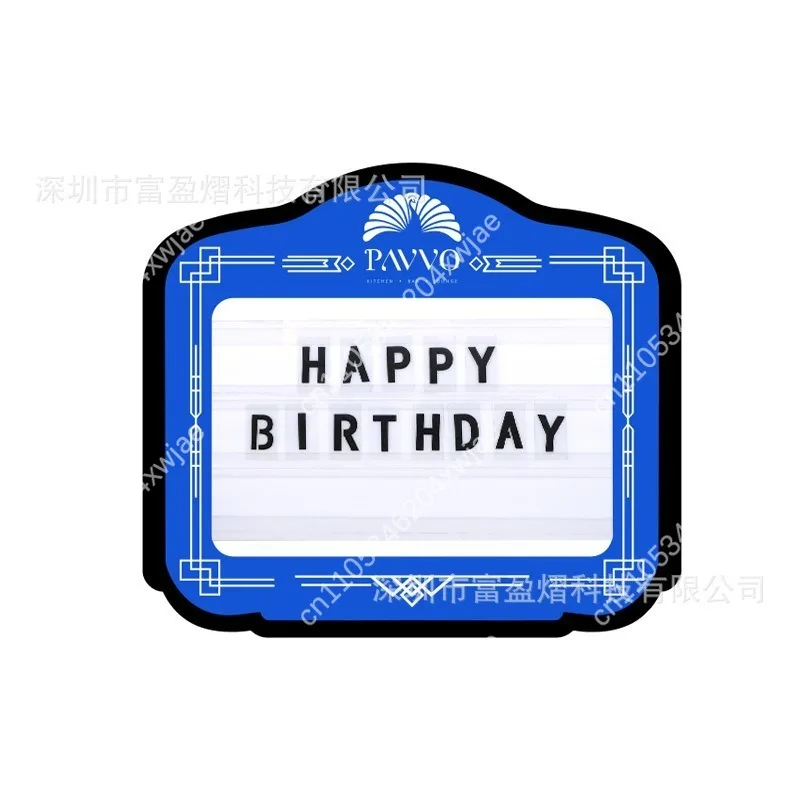 Manufacturer's drop-resistant luminous hand holding signs, letters spelling bar KTV atmosphere cheering props