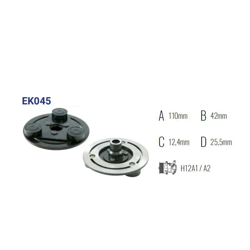 

EK045 автоматический компрессор переменного тока сцепления H12A1/A2 для NISSAN 92600-0E702/92600-2J003/92600-2J004/92600-2J005/92622-45010