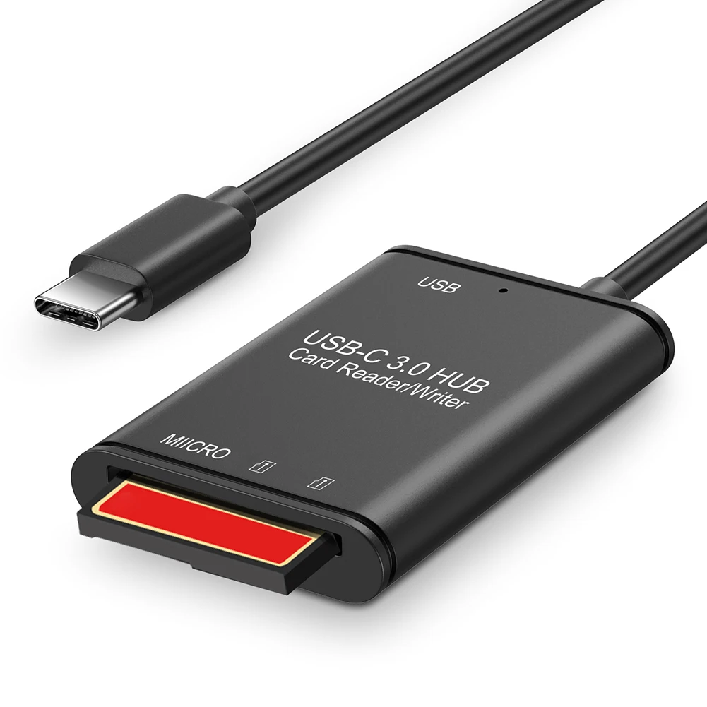 Memory Card Reader Office Caring Computer USB Type 3.1 C to USB 3.0 OTG Adapter Supplies for Laptop Smartphone
