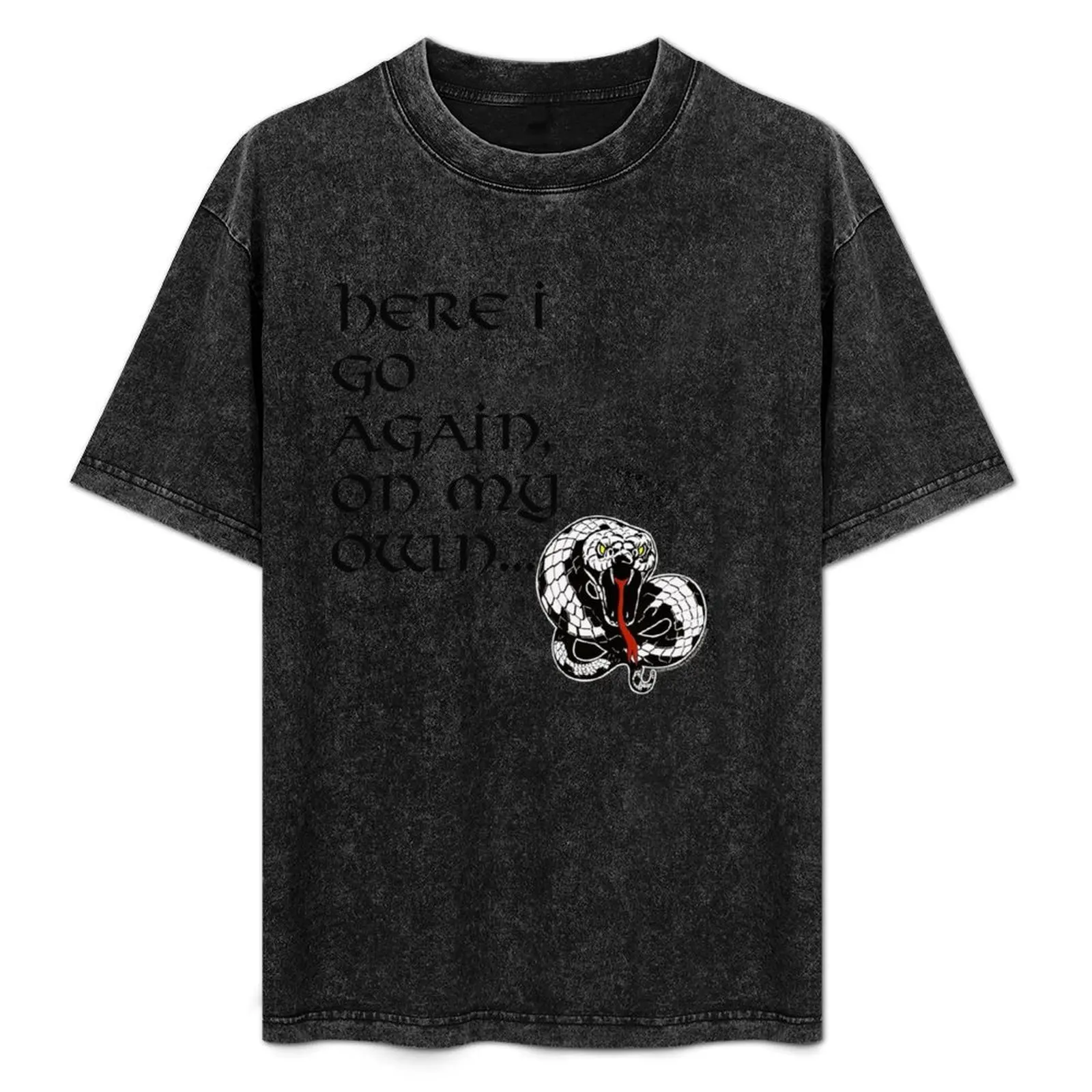 

Whitesnake Here I Go Again.. T-Shirt Basic Daily Outfit Short Sleeve Tee