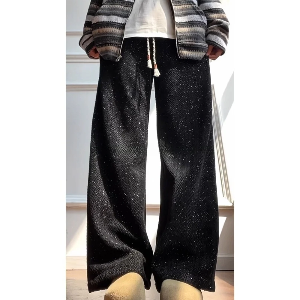 

Мужские и женские прямые повседневные брюки Iny Star, удобные, плотные, модные спортивные штаны