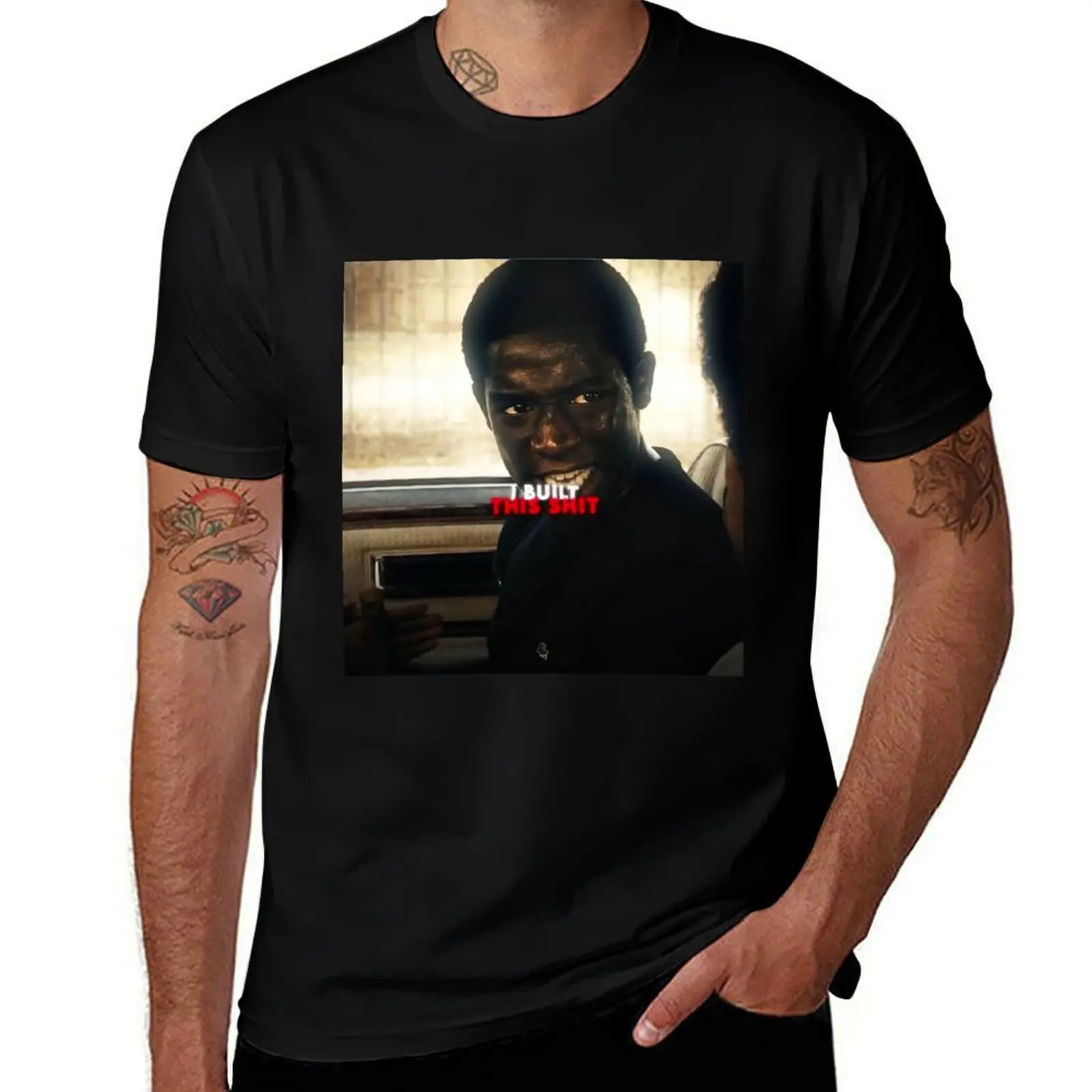 Franklin Saint: I built this SH*T T-Shirt Work Outdoor for Men T-Shirt