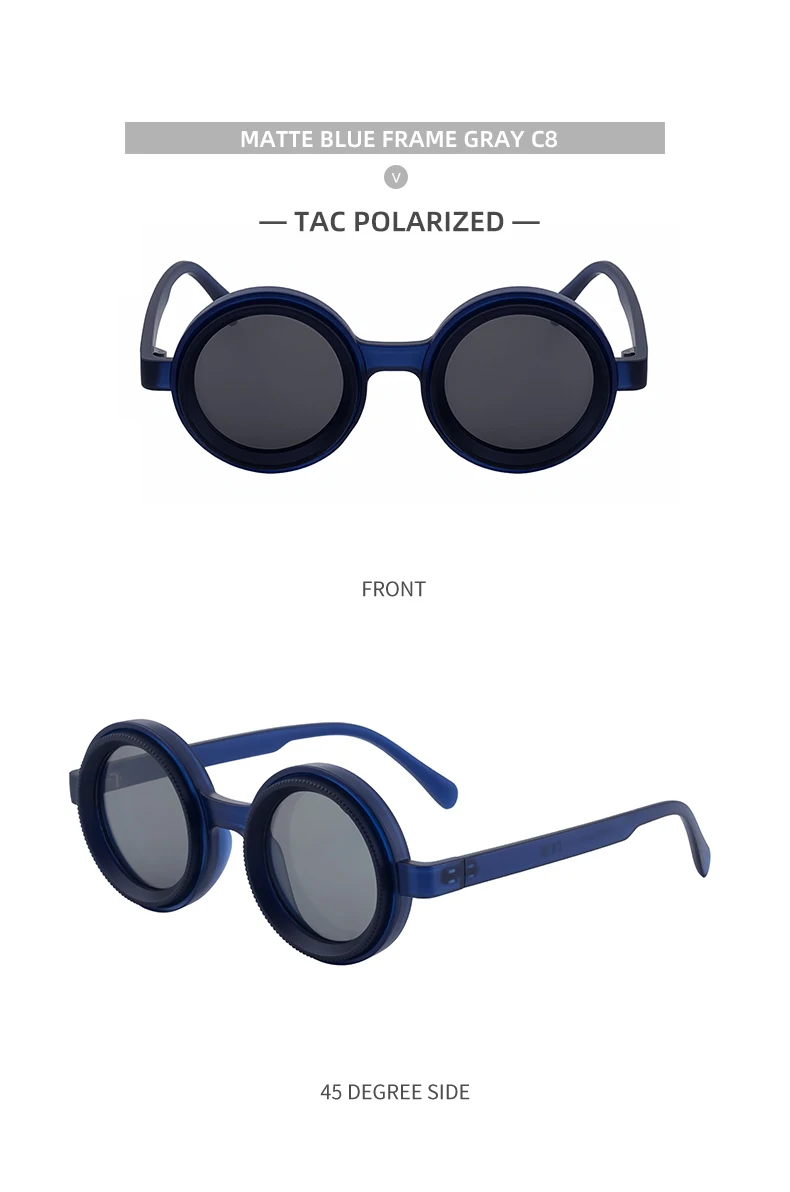ND9 Verstellbare Dimmbare Polarisierte Runde Sonnenbrille für Herren 2026 Luxusmarke Punk Anglerbrille Outdoor-Eyewear UV400 Schutz – Detail 20