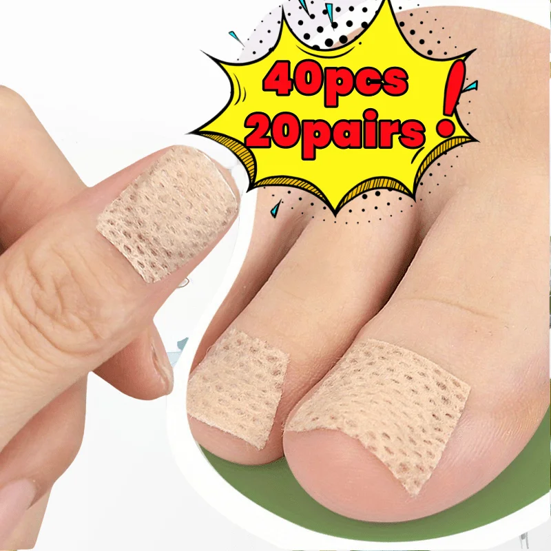 Toe protective care pads - Non-woven fabric breathable soft nail pads - Orthopedic nail repair sheets