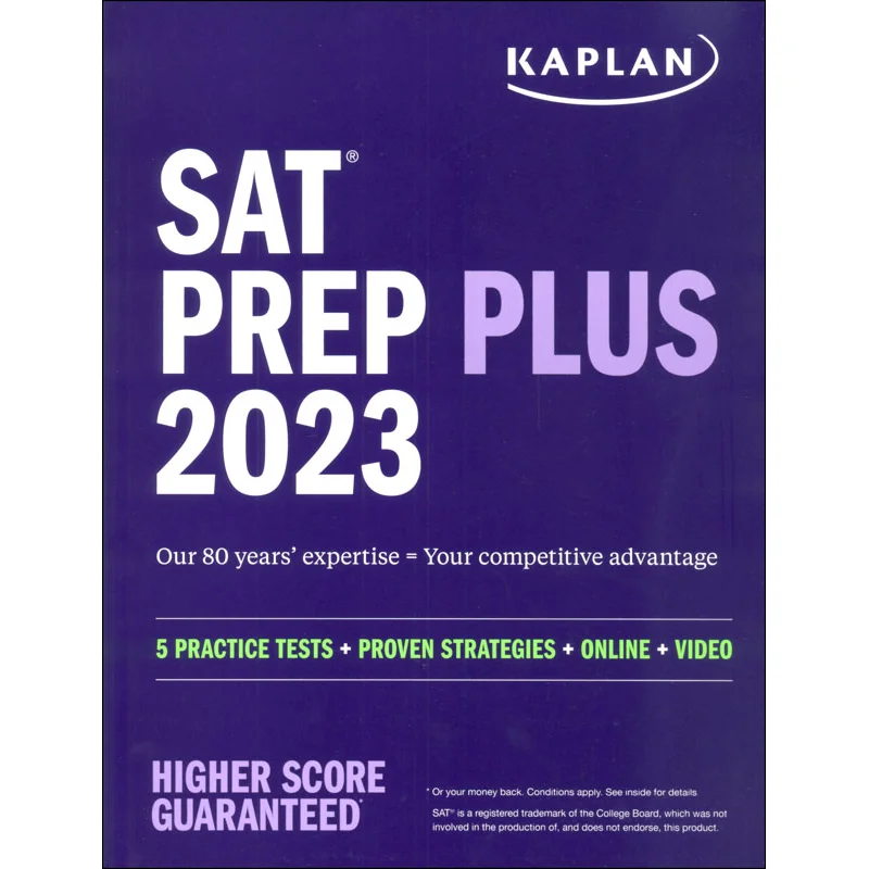 

SAT Prep Plus 2023 Includes 5 Full Length Practice Tests 1500 Practice Questions 1 Year Online Access To Customizable 250 Quest