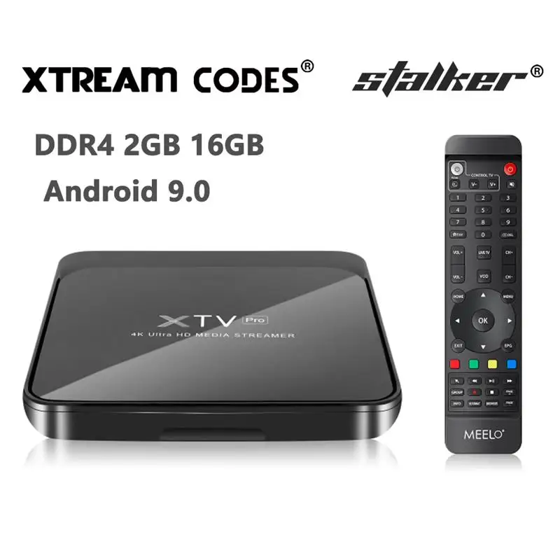 

ТВ-приставка XTV PRO с кодами XTREAM, новейший медиаплеер STALKER, Amlogic S905X3, 4K, 8K, HDR, DDR4, память 2 ГБ, 16 ГБ, 2,4G/телефон, Wi-Fi, гигабитная локальная сеть