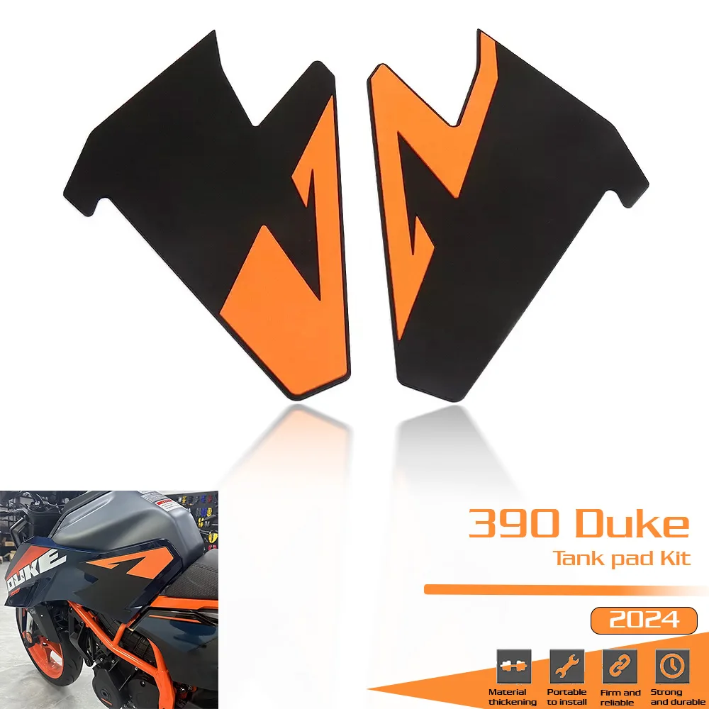 

2024 Motorcycle Accessories Side Fuel Tank Pads Protector Stickers Knee Grip Traction Pad For 390 Duke 390Duke 390 DUKE 2024