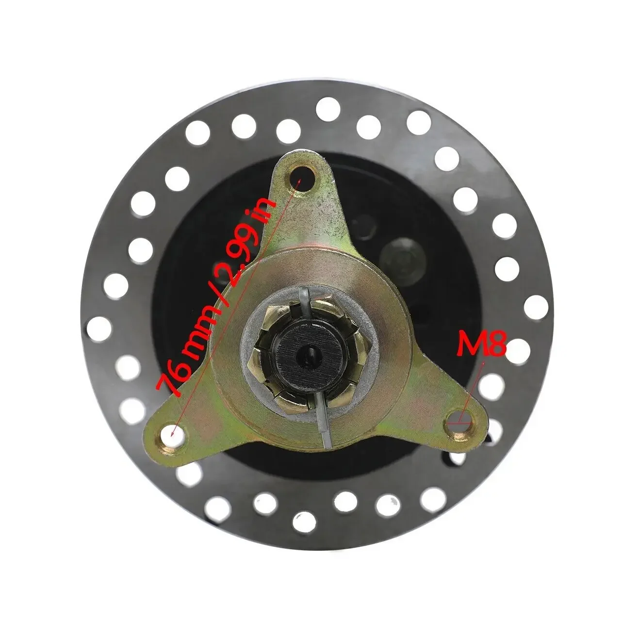 TDPRO 1000W 48V Brushless Electric Differential Motor 3400rpm 860mm Rear Axle Kits for Golf Cart Trike Drift ATV Quad Scooter