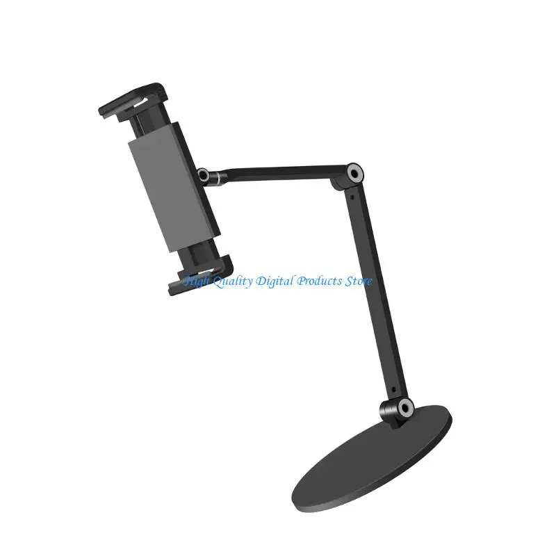 

U2JE Aluminum Tablets Stand Phone Clamp Mount For Desk Secure Grips And Flexible Positioning For Video Calls And Gaming