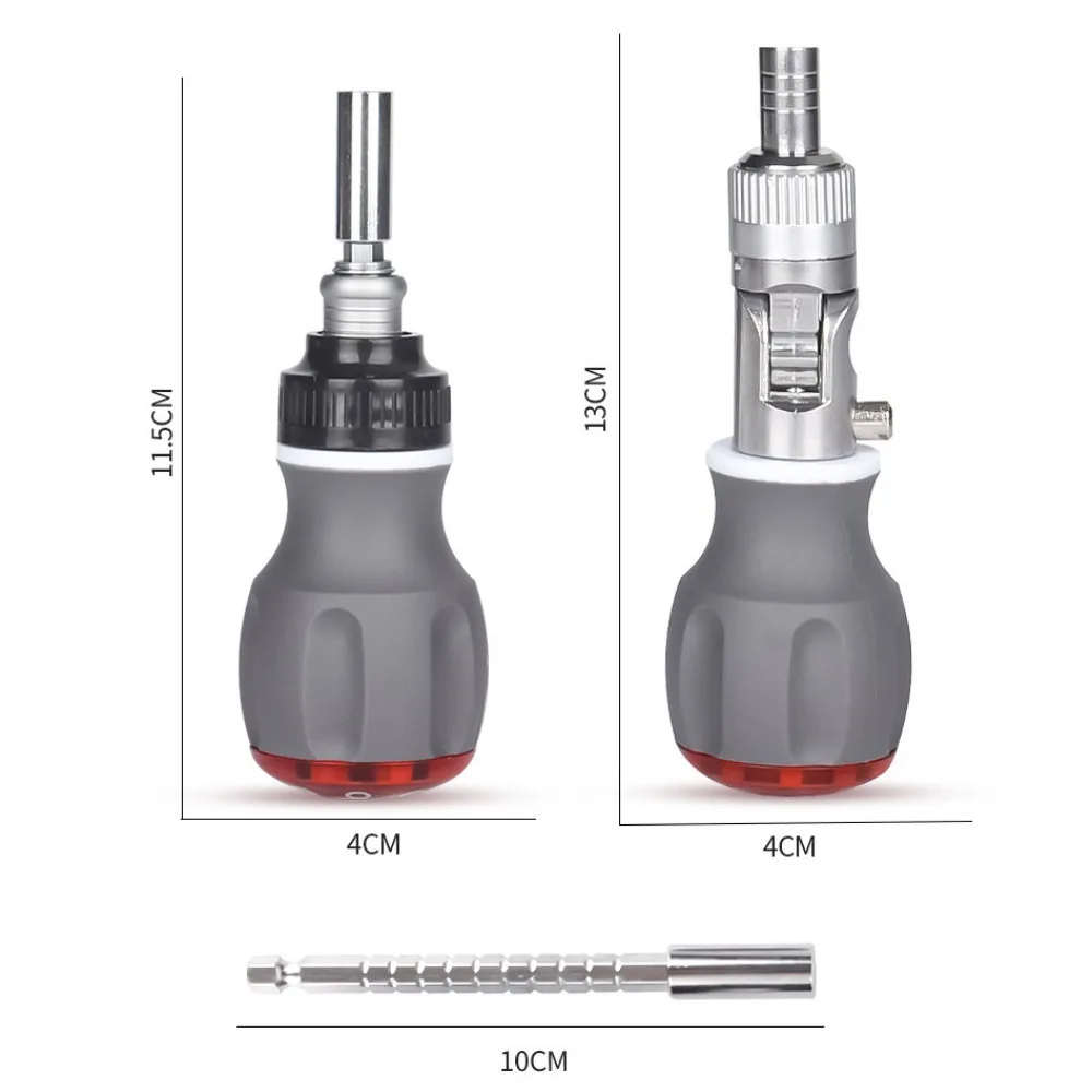 Chromium Vanadium Steel Ratchet Screwdriver Set Adjustable Angle Repair Screwdrive Kit Precision Screwdriver Set Repair Tool Kit