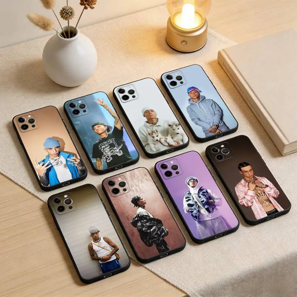 

Rapper C-Central C-Cee Phone Case For iPhone 17,16,15,14,13,12,11 Plus,Pro Max,XS,Soft Silicone Black Cover