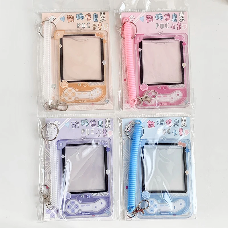 Transparent Photocard Holder Card Storage Book Kpop Idol Picture Protective Cover Credit ID Bank Card Display Holder Pendant