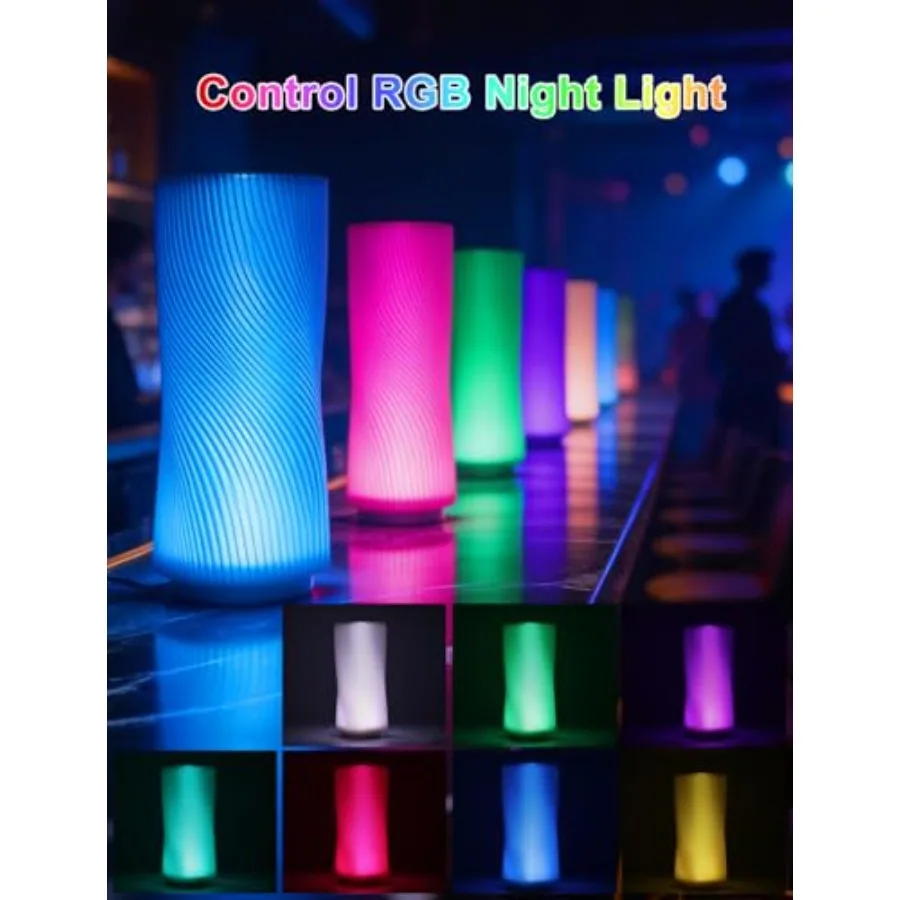 Remote Control Lamp Kits 001 for Bambu Lab A1/A1mini/P1S/P1P/X1C/P2S/H2D/H2S Upgraded Multicolor Makerworld Maker's Supply Hard