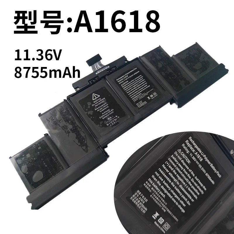 Imagem -04 - Bateria do Portátil para Apple Macbook Pro A1417 A1494 A1618 15 Polegadas A1398