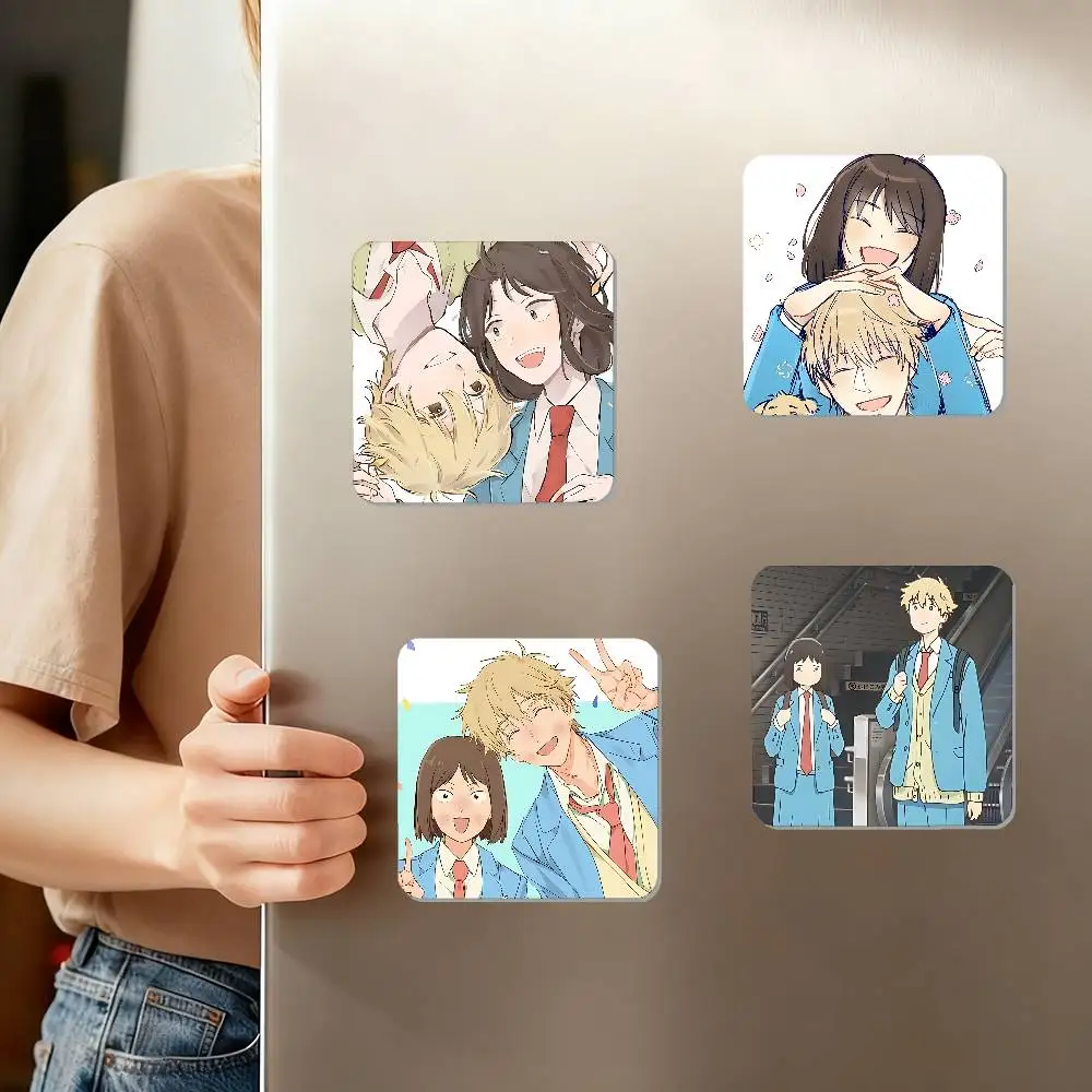 Anime Skip-And-Loafer Refrigerator Magnet Square Stickers - Can Be Used To Personalize Home Decoration And Are Ideal Keepsakes