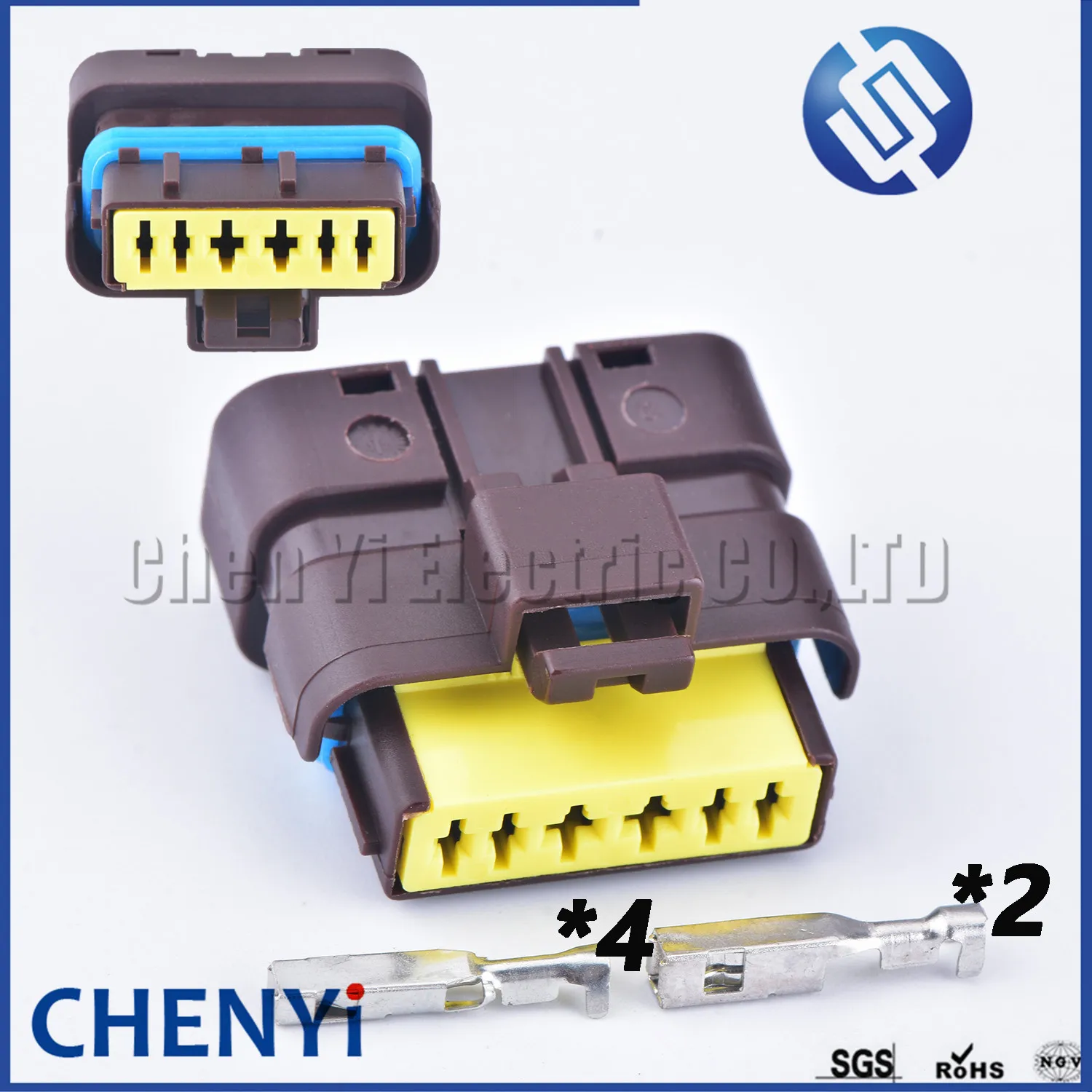 Brown FCI 6 Pin female Gasoline Pump Fuel Pump Plug 200PC062S1049 2ZZPL062S1049 for citroen C4L C5 1.6T Peugeot 3008 308CC 408