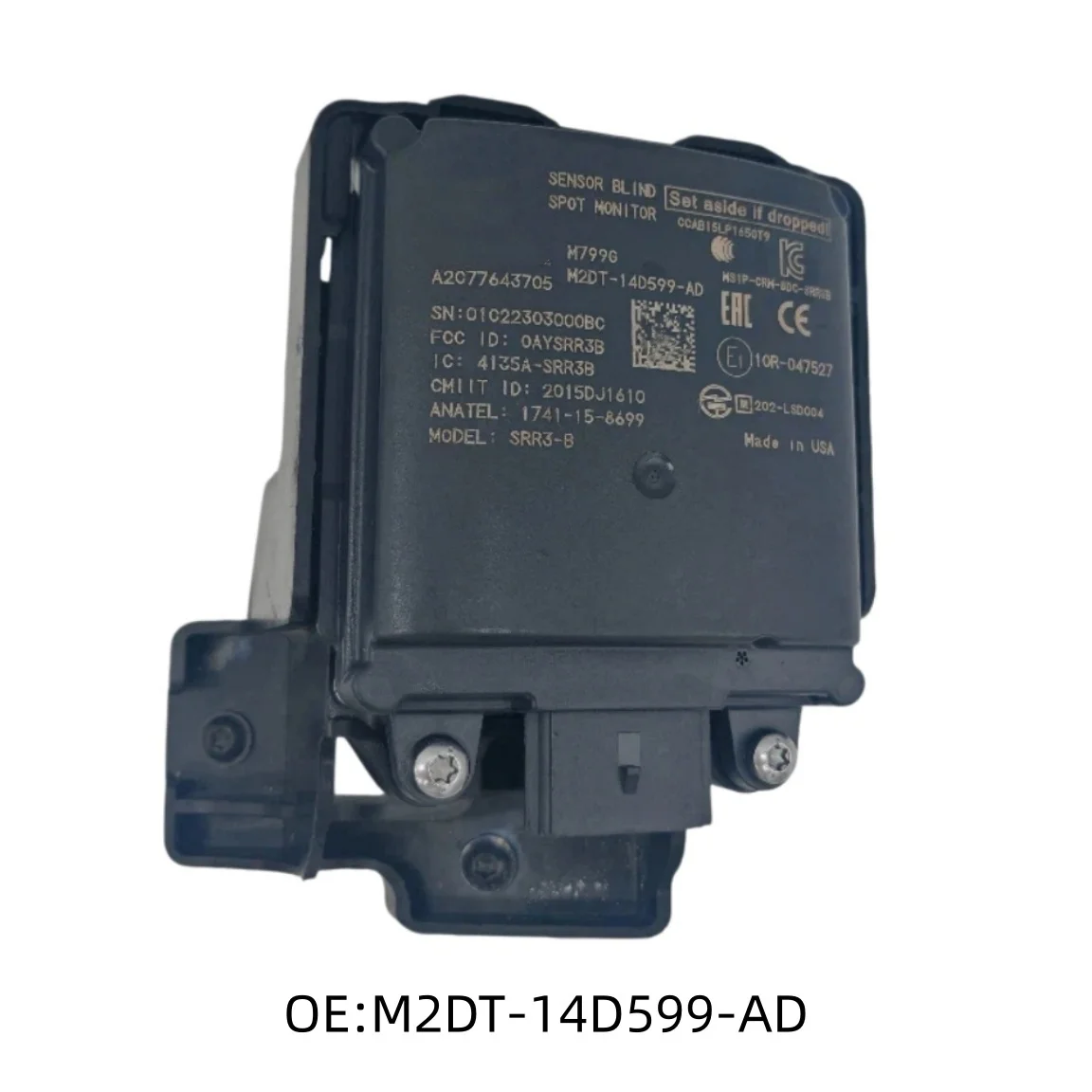 M2DT14D599AD suitable for the lane change assist BSD blind spot module of Ford Mondeo Taurus and Focus M2DT-14D599-AD1PCS