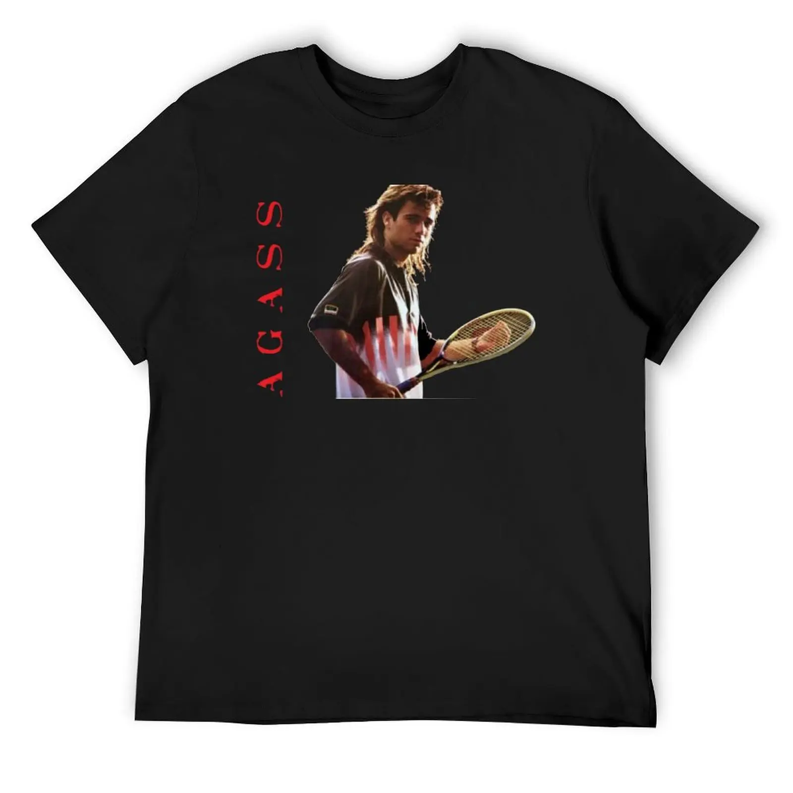 

A. Agassi T-Shirt kawaii clothes cheap stuff custom t shirt cute clothes men t shirt