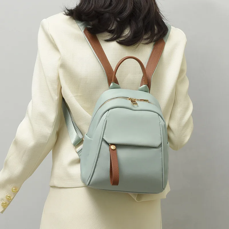 

1 pcs New Waterproof Women Backpack Fashion Literary Style Travel Backpack Student School Bag Casual Small Backpack For Girls