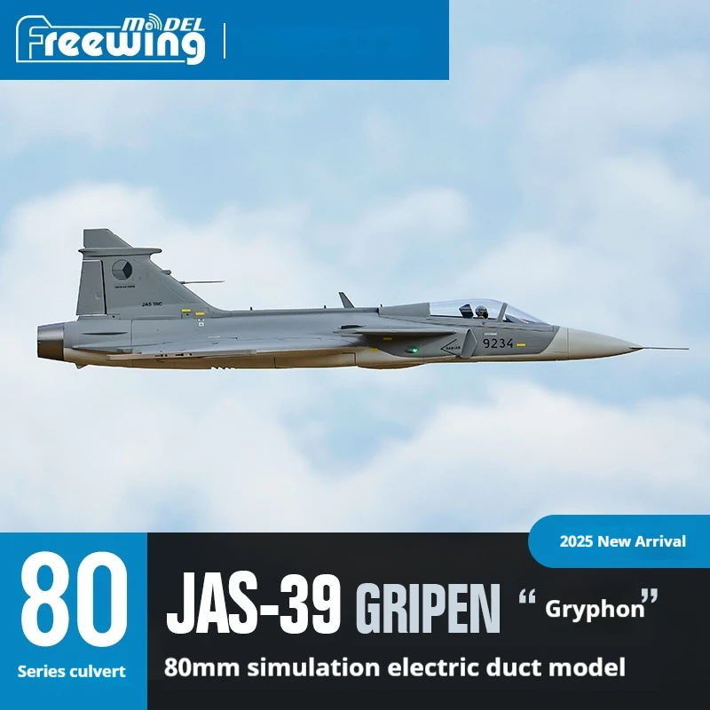 Flying Wing Rc 80mm série Jas-39 code "Gryphon" modèle de navette spatiale simulée jouet d'avion électrique rapide à haute Altitude