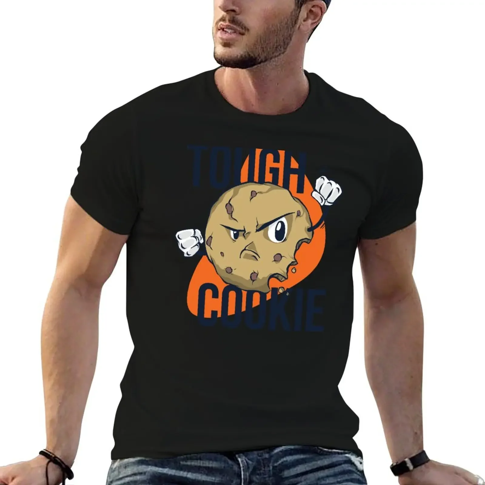 Tough Cookie T-Shirt football t shirt vintage anime shirt quick drying mens cotton t shirts