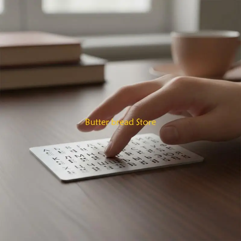 

W89C Русская доска Брайля для начинающих, буква Брайля, цифра, пунктуация, обучающая доска