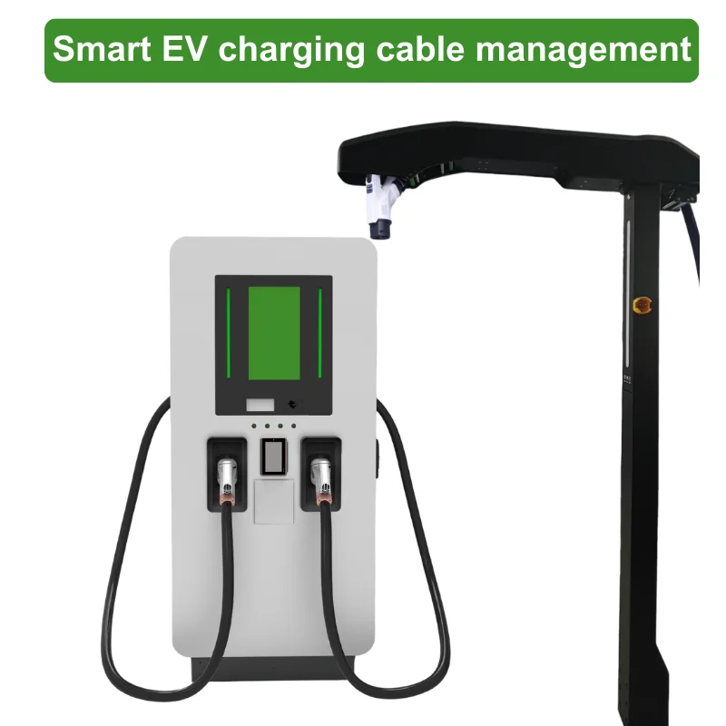 

DC Fast Charging Station Electric Smart EV Charging Station Cable Management EV Charger Retractor Extension Cable Cord Reel