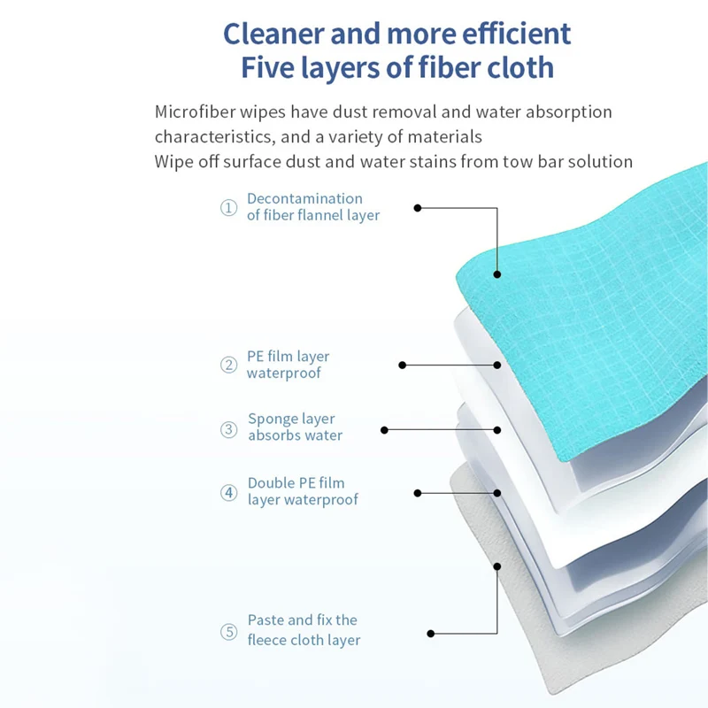 10 шт. квадратная тряпка для швабры для робота Purerobo для мытья окон, совместимая с высококачественными чистящими салфетками, детали робота для мытья окон