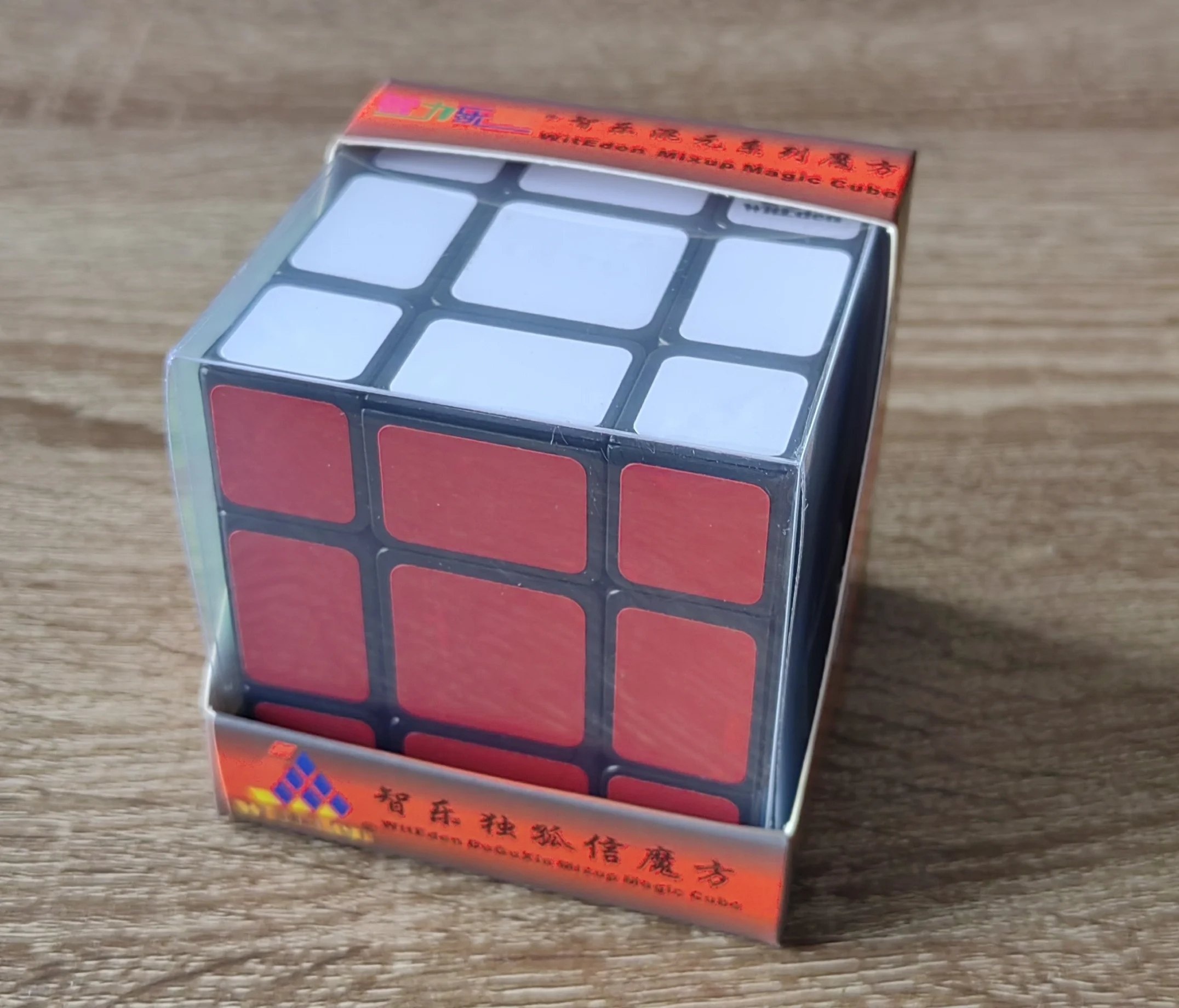 WitEden 3x3x3 Mixup Edge-cubo ricostruito 3x3x3 Adesivo Cubo magico Puzzle professionale Giocattoli Regalo per bambini Cubo Magico Puzzle