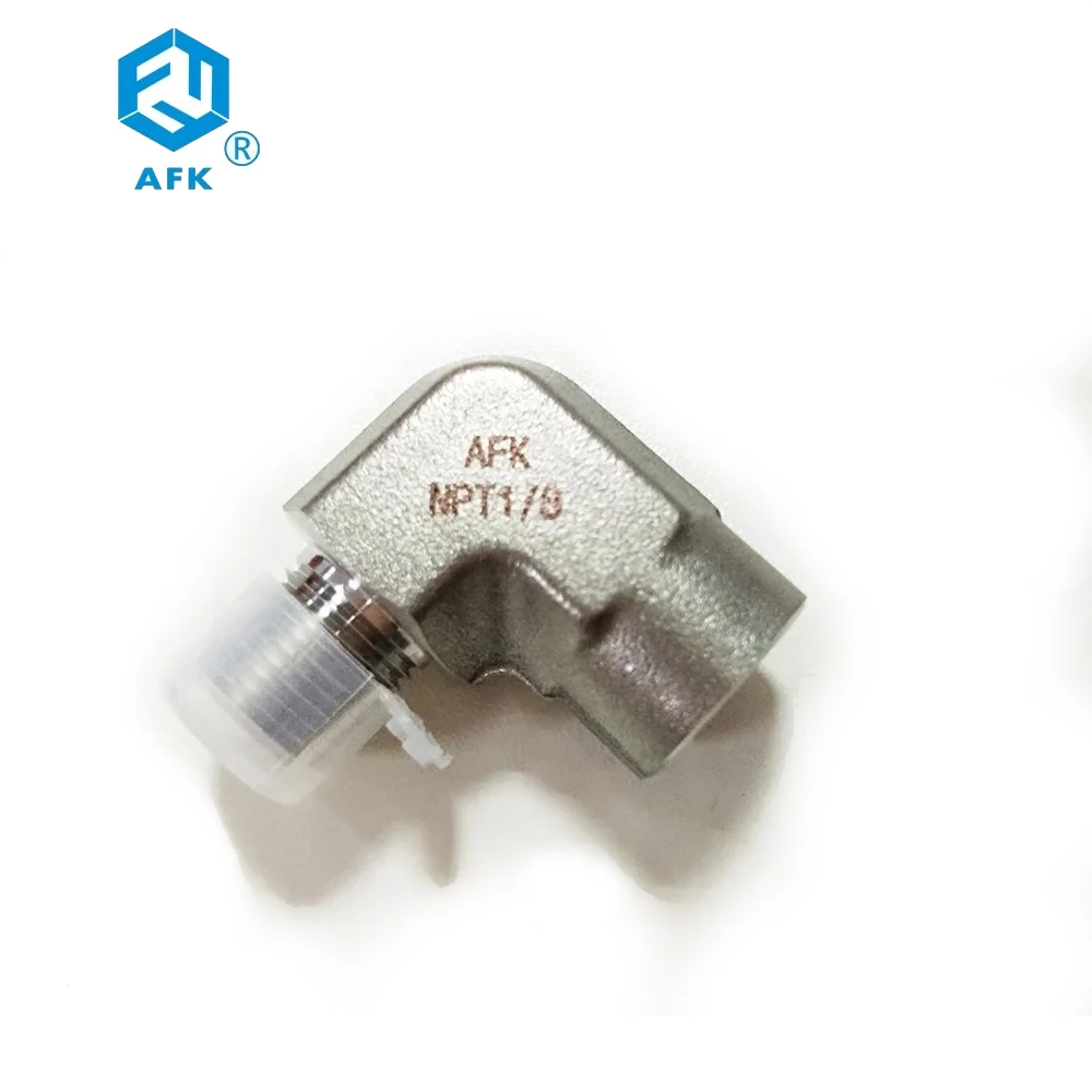 

Кованая нержавеющая сталь высокого давления 90 градусов 1/8 дюйма 1/4 дюйма 3/8 дюйма 1/2 дюйма NPT колено «папа-мама»