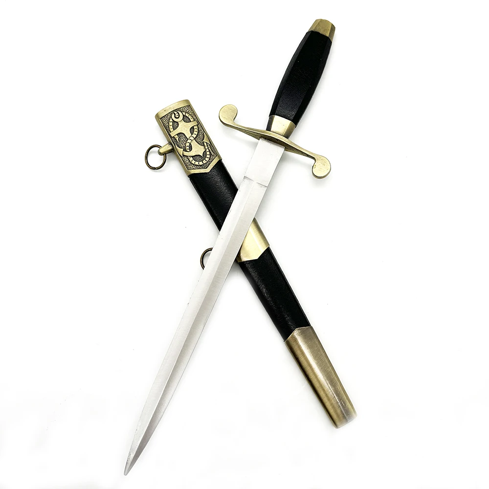 35CM 서양식 단검 해군 칼 모형 수집품 책상 장식품 창의적인 생일 선물 남자친구용 장난감