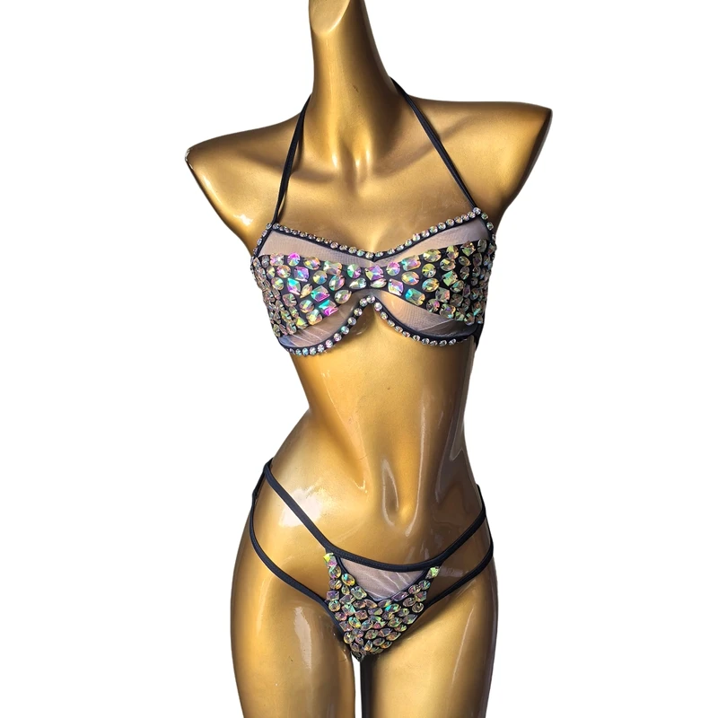 

2026 новейшее бикини Venusvacation с бриллиантами, бикини с кристаллами и бриллиантами, купальник с кристаллами, бикини, модное барное бикини