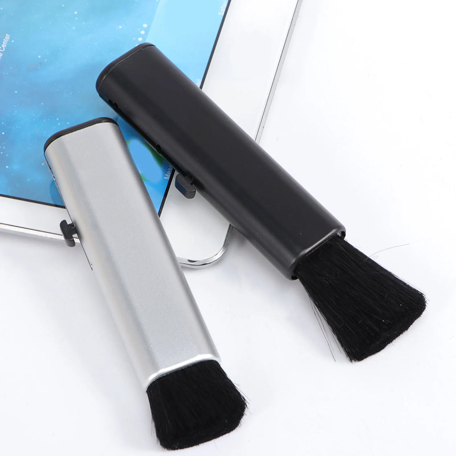 

2 PCS Cleaning Brushes for Household Remove Electronic Sofa Corner Computer Keyboard Black Home