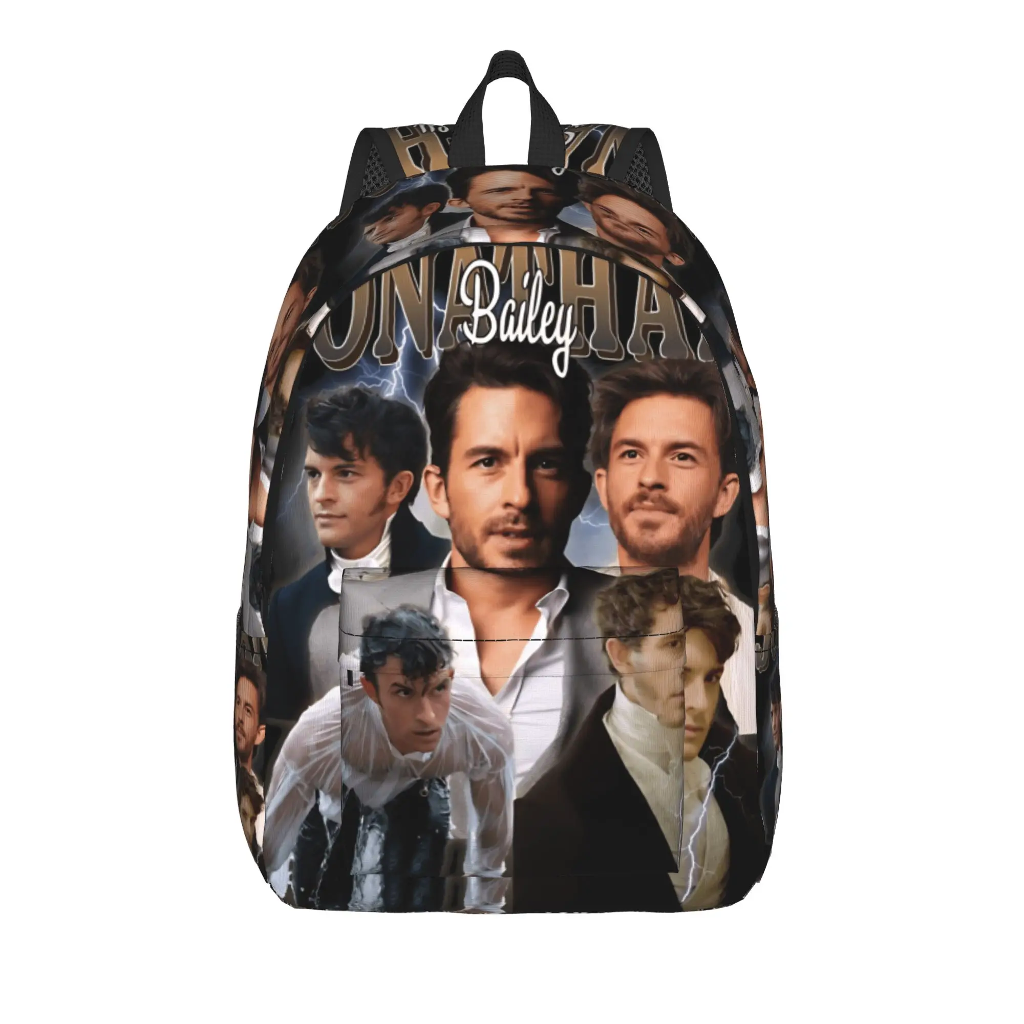 Jonathan Bailey Actor Bailey  Backpack  Outdoor Backpacks Student Unisex Cute School Bags High Quality Large Rucksack