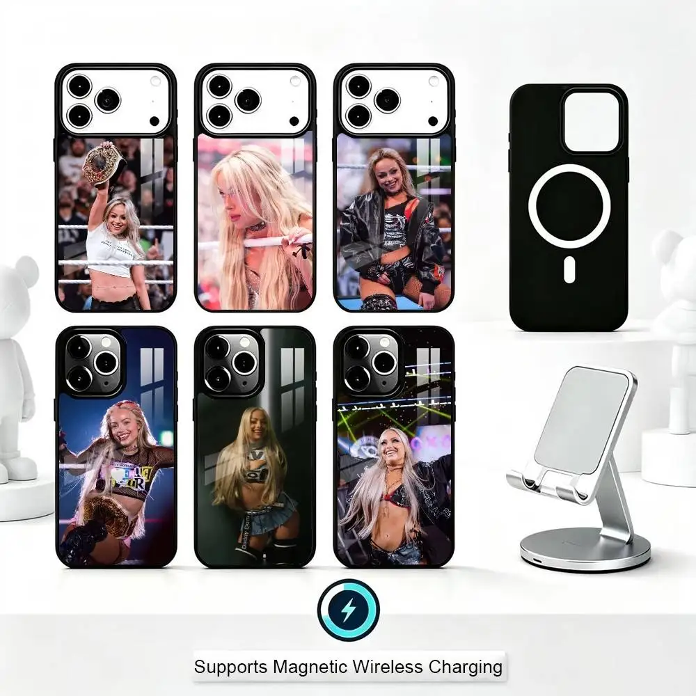 

L-Liv Wrestler M-Morgan Phone Case For iPhone17,16,15,14,13,12,11 Plus,Pro Supports Magnetic Wireless Charging