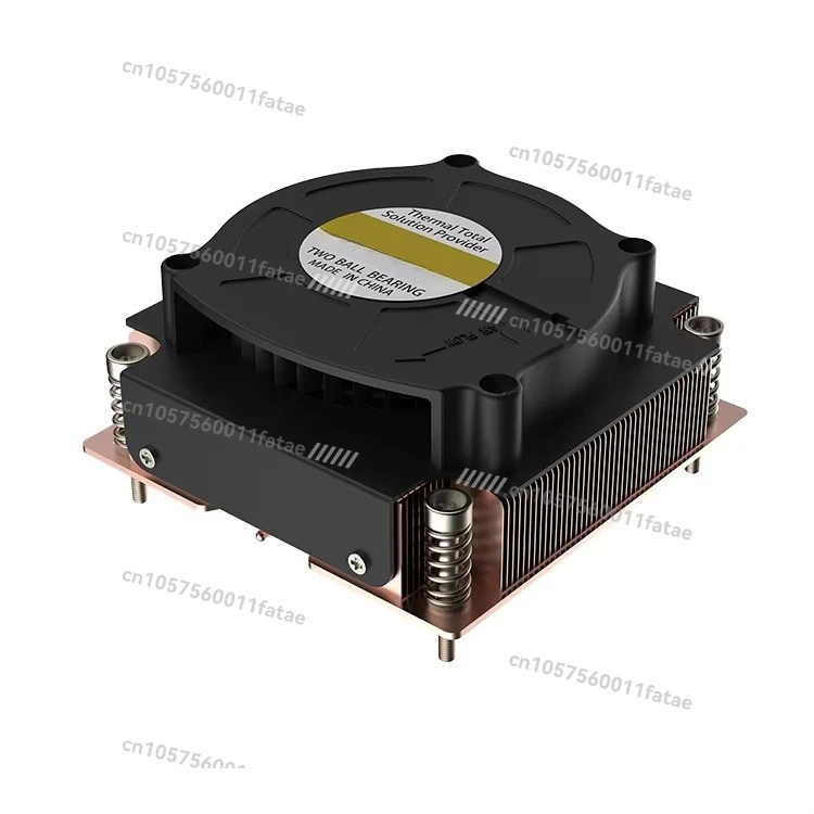 

LGA115X LGA1200 square desktop 1U server laptop CPU radiator, copper 80x80x15mm 62dBA custom radiator