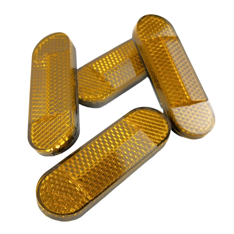 

ABLB-10PC передняя трубка отражатель безопасности светоотражающий электрический скутер ночная защита корпуса предупреждение сменные аксессуары