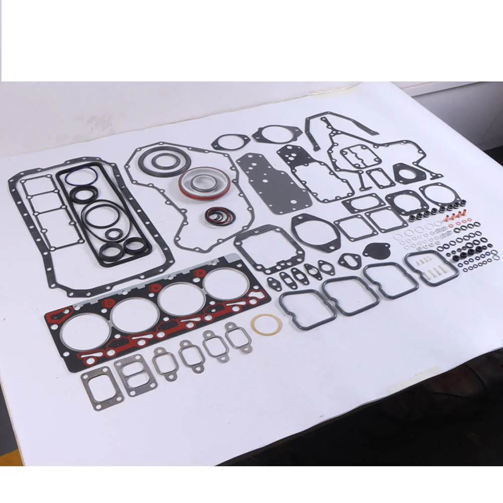 Kit Gasket Pembuatan Ulang Mesin Kit Pembuatan Ulang Mesin untuk Cummins 3,9L 4-Cyl 4B 4BT 4BTA untuk Komponen Mesin Suku Cadang Mesin DAF