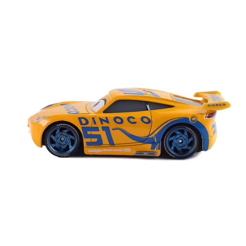 Disney Pixar Cars 2 Cappuccino 51 Cool Sister Cruz Ramirez Mater Jackson Cars 3 Alloy Metal Model Kids Toys Children\'s Gift