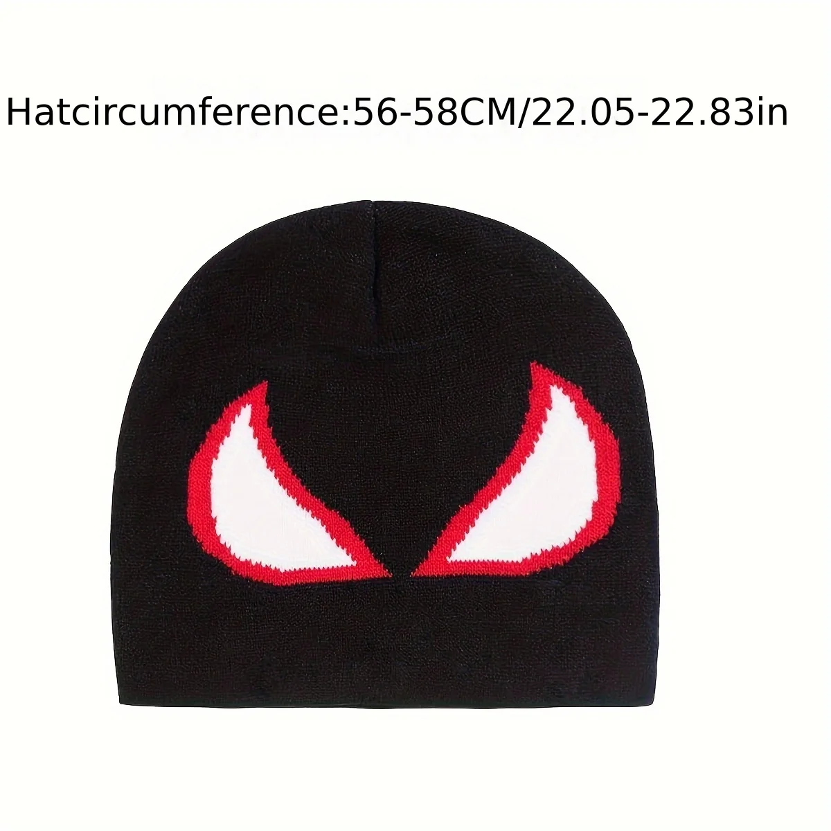 Spinnenmuster Anime Cartoon Skelett Beanie Stretch Strickmütze Warme Damen Herren Skull Cap – Detail 4